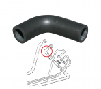 Fuel elbow T-fitting to tank Beetle 1200/1300/1500/1302 12.1967 and later Karmann Ghia 8.1967 and later Type 3 8.1967 and later